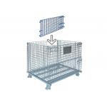Standard Collapsible Wire Container Industrial Wire Bins 30 Inch Wide X 28 Inch High for sale