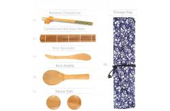 China ODM Bulk Kitchen Bamboo Sushi Roll Kit For Beginners Easy DIY supplier
