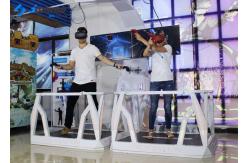 China Big Space HTC Glasses 9D Virtual Reality Simulator with Boxing Game supplier