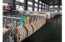 China Power Cables Rollers Electric Single Wheel Cable String Pulley Conductor Stringing Blocks supplier