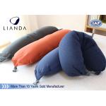 Soft Plush Microbeads Memory Foam Pillows With 100% Polyester Fleece Material , CE SGS for sale