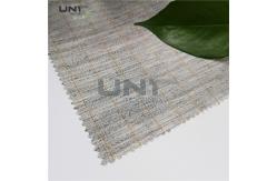 China Grey Extruded Fusing Knitted Hair Interlining 160cm Width supplier