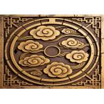 C250 Ductile Iron Square Art Manhole Cover Size 700*865*100mm