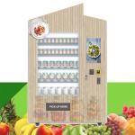 Fresh Fruit Salad Vending Machine Healthy Food With Elevator Lift System for sale