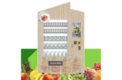 China Fresh Fruit Salad Vending Machine Healthy Food With Elevator Lift System supplier