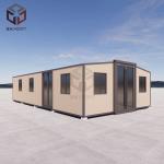 Steel Fabricated Modular Expandable Homes Container Shelter Customizable