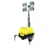 7 Meters Mobile Lighting Vehicle 5KW Diesel Generator With 1000W*4 Gold Halide Light for sale