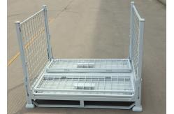 China Practical Wire Mesh Pallet Cage Stackable Steel Stillages For Logistics supplier