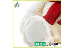 China Huggable 25cm Plush Teddy Bear With Christmas Cap supplier
