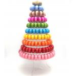 WOW 10 tier macaron blister tower stand packaging of CnxmxxL with acrylic for sale