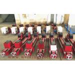 Lead Screw Pipe Welding Rotator With PU Wheels , Pipe Welding Turning Rolls Stand for sale
