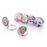 Personalized Compact PU Pocket Mirror For On The Go Beauty for sale