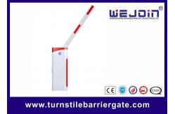 China RS485 2s Security Straight Boom Barrier Gate 4.5m Boom For  Car supplier