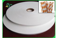 China 60gsm 120gsm White Food Grade Paper Roll For Paper Drinking Straw supplier