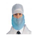 Single Head Loop Disposable Non Woven Beard Cover Hypoallergenic Fluid Resistant for sale
