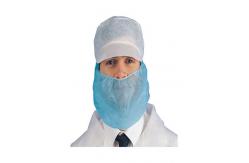 China Single Head Loop Disposable Non Woven Beard Cover Hypoallergenic Fluid Resistant supplier