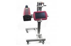 China Auto Online Flying CO2 Laser Marking Machine 30W Expiry Batch Code Laser Printer supplier
