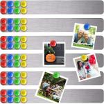 250mm 500mm Magnetic Art Hanging Display System Flexible Magnet Material Multifunction for sale