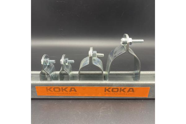 Custom Virous Size Electrical Zinc 3/8'' 3/4'' Strut Clamps
