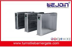 China Alarm High Speed Retractable Flap Barrier Auto Detection Flap Gate supplier
