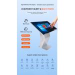 Qtenboard 55 65 Inch Touchscreen Android 14 Dual System Portable Self Service Ording Search Kiosk in Mall Bank Airpoart for sale