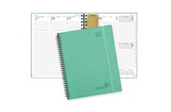 China OEM ODM Black Weekly Planner 2023 2024 With Vegan Leather Cover supplier