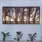 Custom Thickness Metal Decorative Panels Corten For Wall