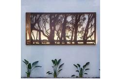 China Custom Thickness Metal Decorative Panels Corten For Wall supplier