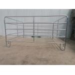 Livestock Cattle 1.6m Metal Farm Gate Galvanized Steel Pipe Design for sale