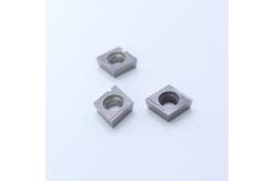 China Metal Ceramic Lathe Inserts , Silver Cnc Machine Insert CCGT09T302R-C MC1020 supplier