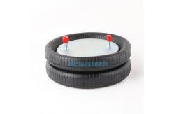 China Triangle Double Convoluted Suspension Air Springs 6375 4514 With Bumper supplier