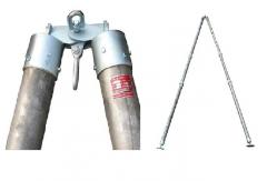 China Fixed / Upending Style Tower Erection Tools For Hoisting Heavy Components supplier