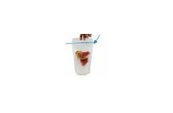 China Restaurant Party Liquid Packaging Pouch 160z 32oz With Handle supplier