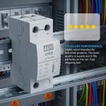 Industrial Whole House Surge Protector Decoupler 40A 15μH DIN Rail SPD T1 T2 for sale