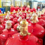Custom FM 200 Gas Cylinder For Automated Control Room Fire Fighting Equipment