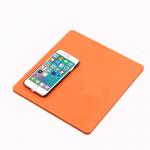 Recyclable Natural Leather Mouse Pad For Gaming Waterproof USB Charging