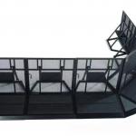 Foldable Crowd Barricades Portable Aluminum Crowd Control Safety Barriers for sale