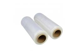 China Manual LLDPE clear hand pallet wrap Film Roll For Packing supplier