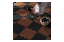 China 50cm X 50cm Nylon Carpet Tiles Fire Resistant Modular Carpet With PVC supplier