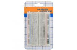 China Square Hole Solderable Breadboard Red / Blue Strips For Power Supply Connections supplier