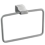 Square Bathroom Towel Rings Hand Towel Holder Metal Gray Sus304 Stainless Steel for sale