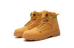 China Breathable And Lightweight High-Top Work Shoes Cowhide Welding Shoes supplier