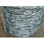 Military Plastic Galvanized Iron Barbed Wire 2.0mm 10 Gauge for sale