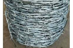 China Military Plastic Galvanized Iron Barbed Wire 2.0mm 10 Gauge supplier