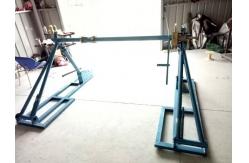 China 50 KN Rated Load Mechanical Cable Pulling Stand For Releasing Wire supplier