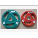 Barbell Training 2.5kg 20kg Rubber Weight Plates for sale