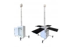 China Solar Powered Mobile Surveillance Unit With 6m Mast For Parking Lot Event supplier