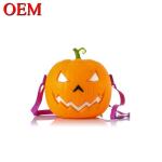China Custom 3D Voice-activated Pumpkin Shape Luminous Popcorn OEM Cute Food Container Bucket manufacturer
