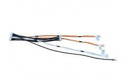 China Weaved 5 Connectors 100mm Electronic Wiring Harness supplier