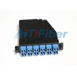LC Connectors Duplex 12 Port Fiber Optic Patch Panel For Mpo Casstte for sale